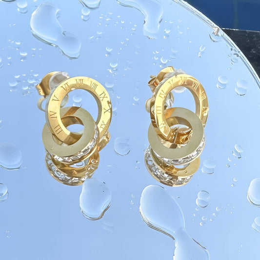 Boucles d’Oreilles Roma Dorées