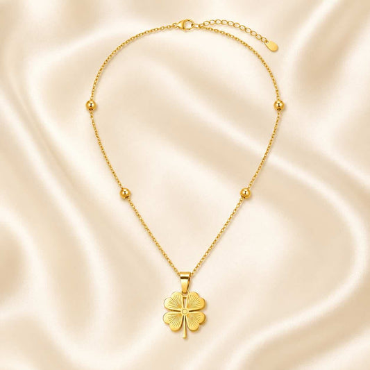 Collier Althéa Trèfle Doré