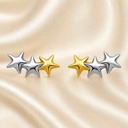 Boucles d’oreilles Céleste Dorées
